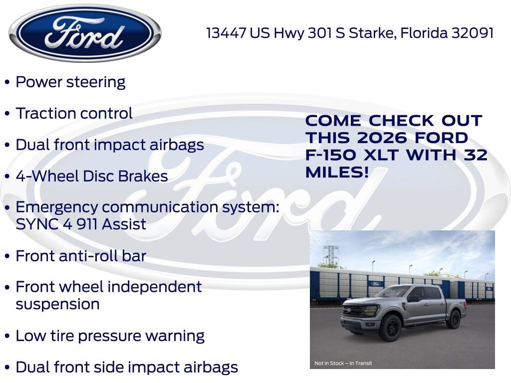 2026 Ford F-150 XLT 301A