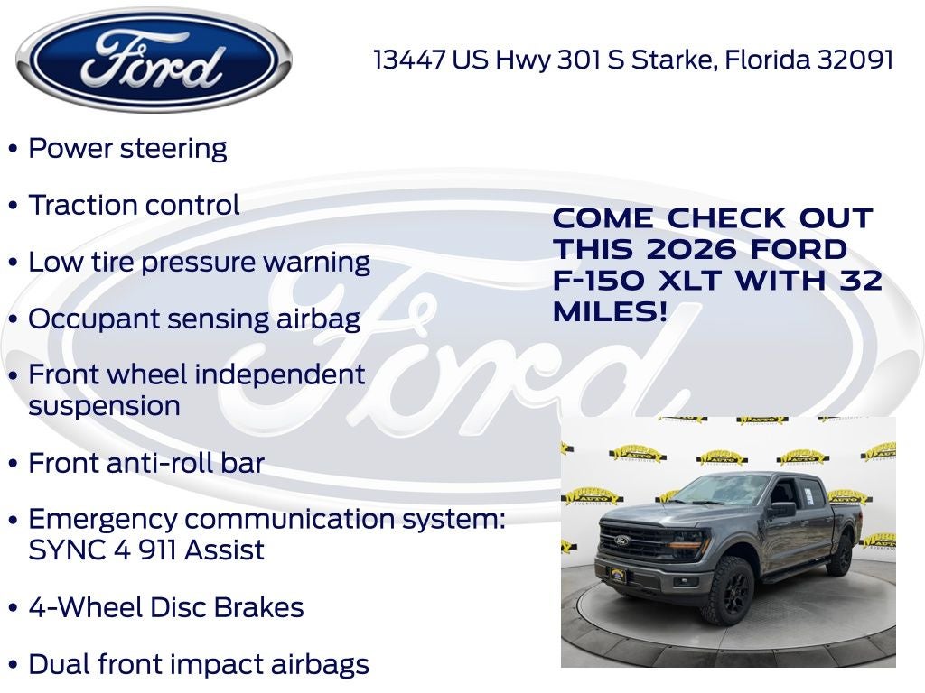 2026 Ford F-150 XLT 301A