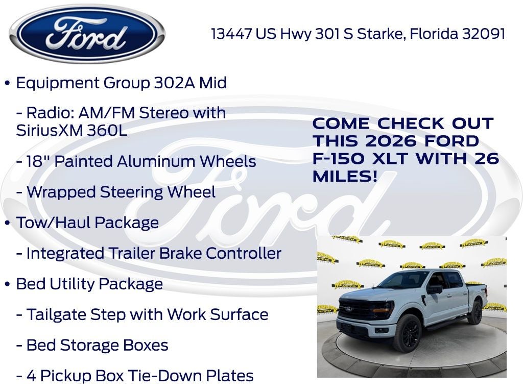 2026 Ford F-150 XLT 302A