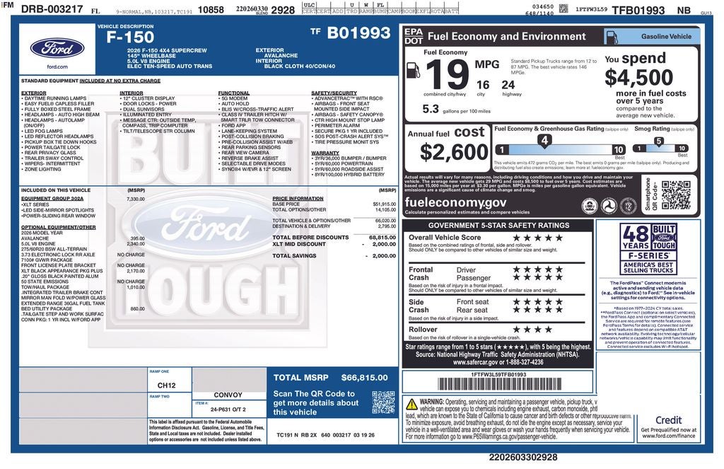 2026 Ford F-150 XLT 302A