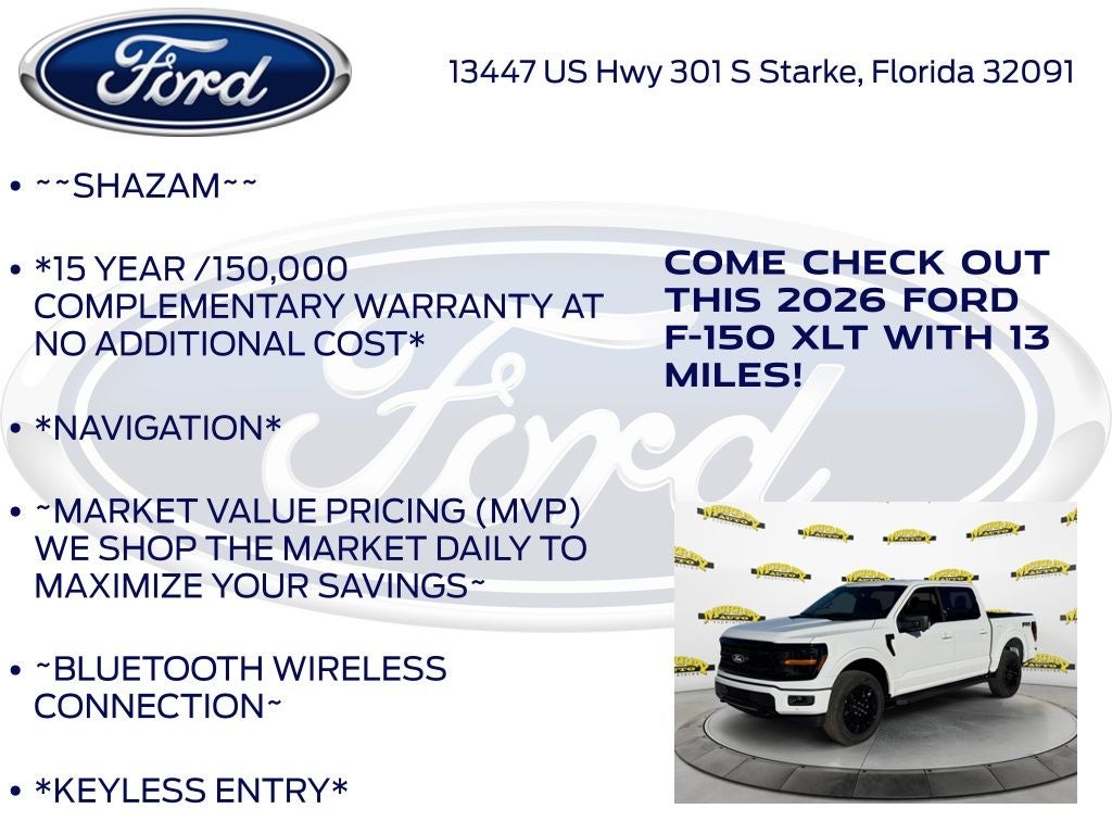 2026 Ford F-150 XLT 302A