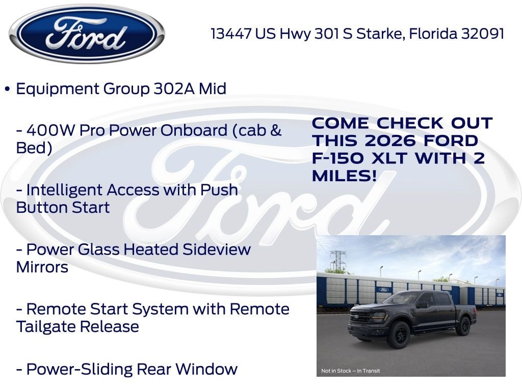 2026 Ford F-150 XLT 302A