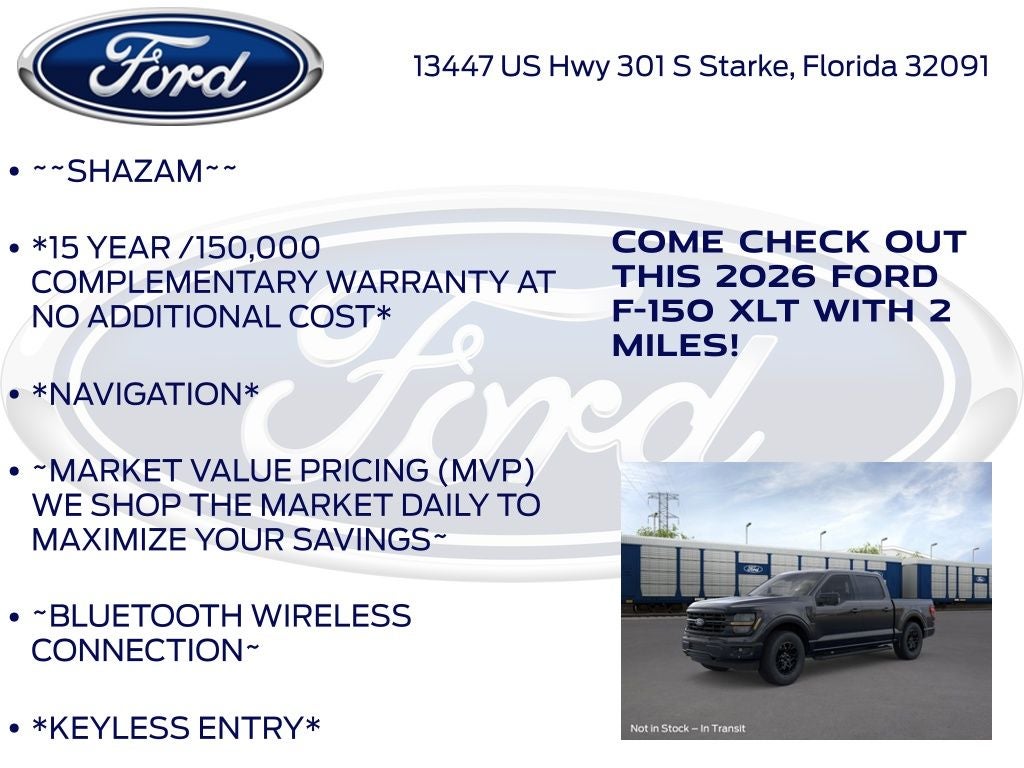 2026 Ford F-150 XLT 302A