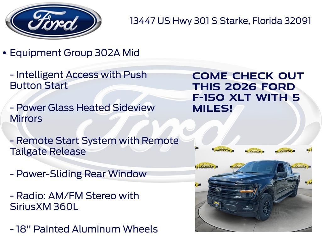 2026 Ford F-150 XLT 302A