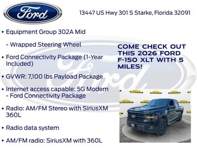 2026 Ford F-150 XLT 302A