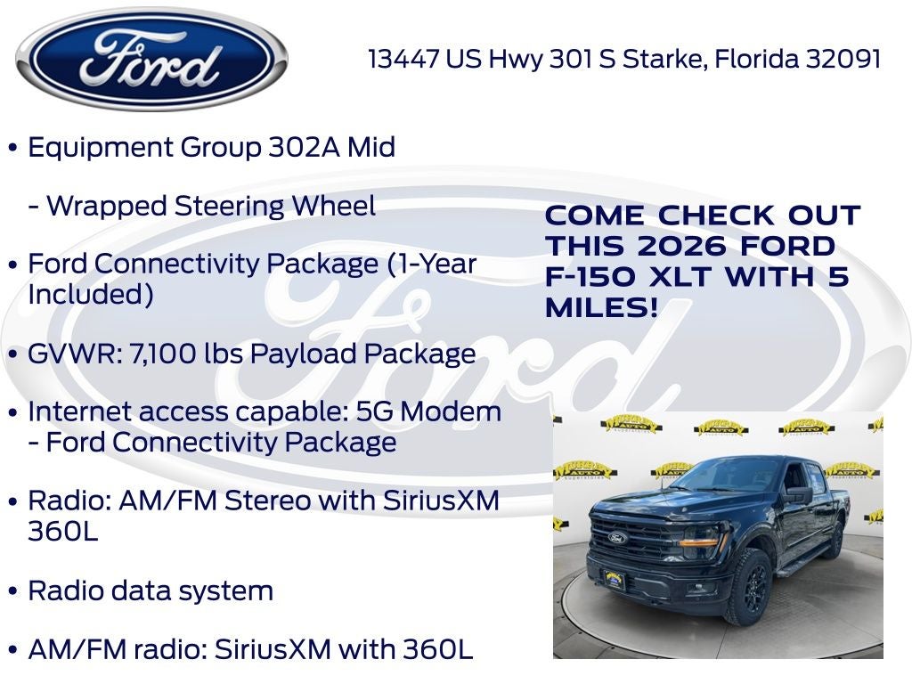 2026 Ford F-150 XLT 302A