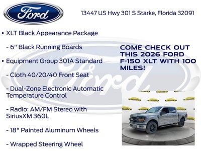 2026 Ford F-150 XLT 301A
