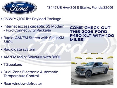 2026 Ford F-150 XLT 301A