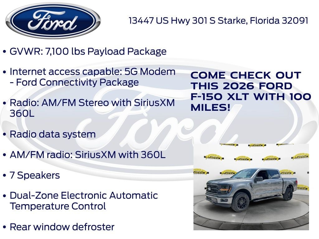 2026 Ford F-150 XLT 301A