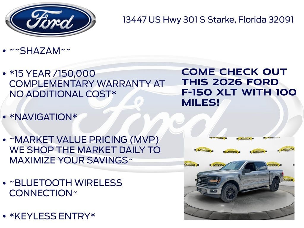2026 Ford F-150 XLT 301A