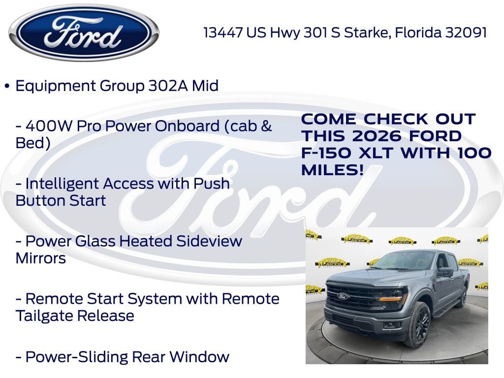 2026 Ford F-150 XLT 302A