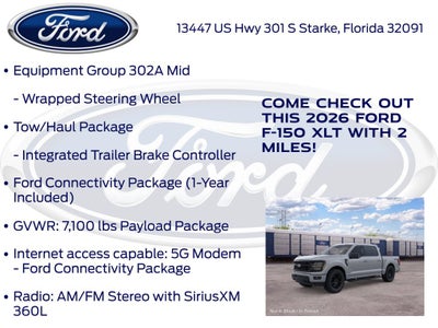 2026 Ford F-150 XLT 302A