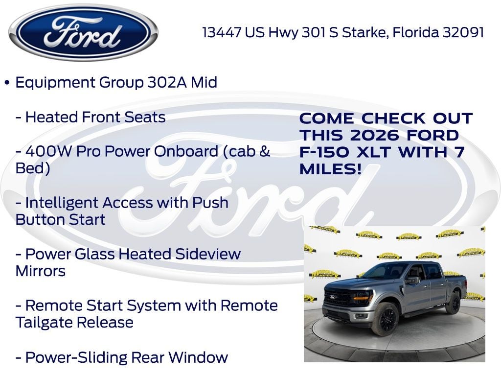 2026 Ford F-150 XLT 302A