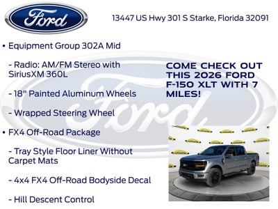 2026 Ford F-150 XLT 302A