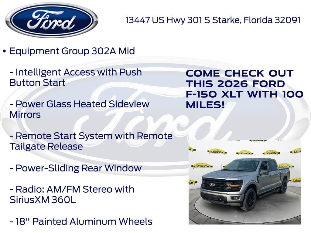 2026 Ford F-150 XLT 302A
