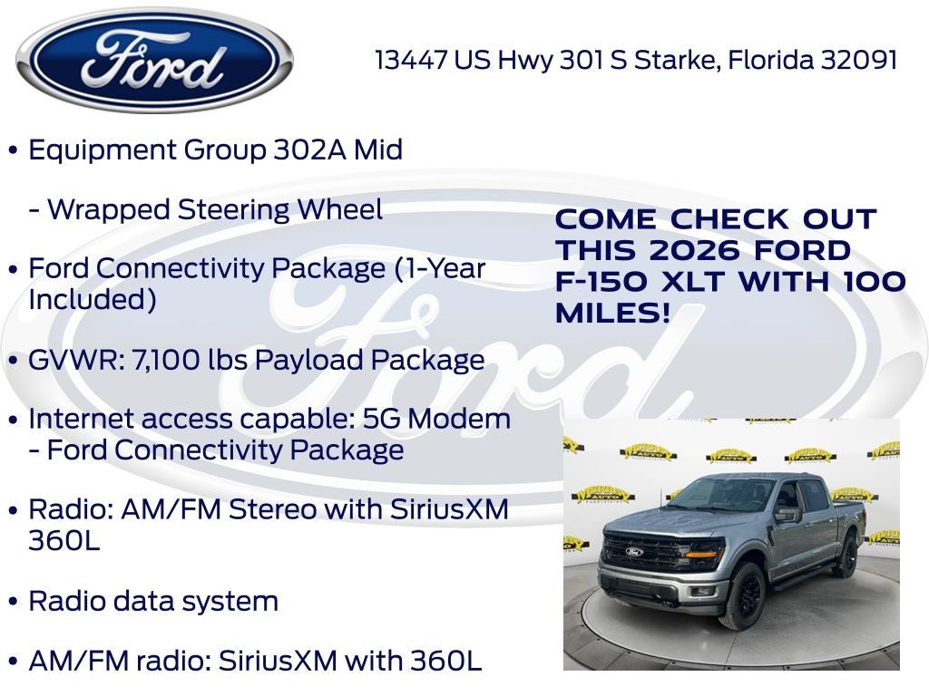 2026 Ford F-150 XLT 302A