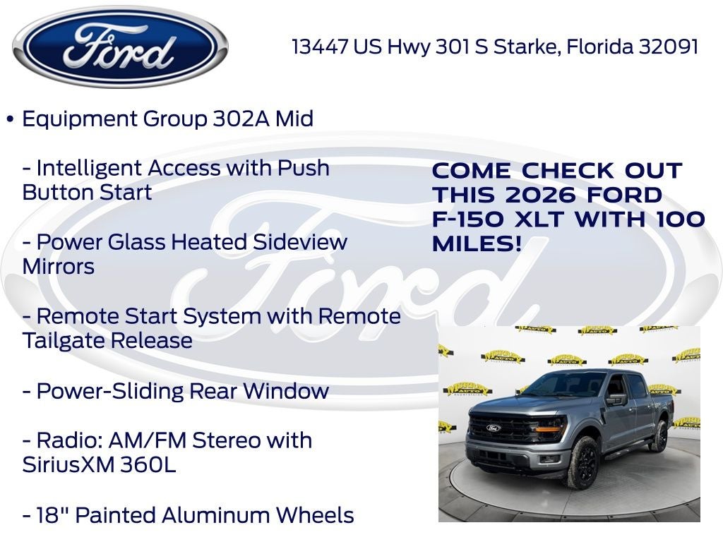 2026 Ford F-150 XLT 302A