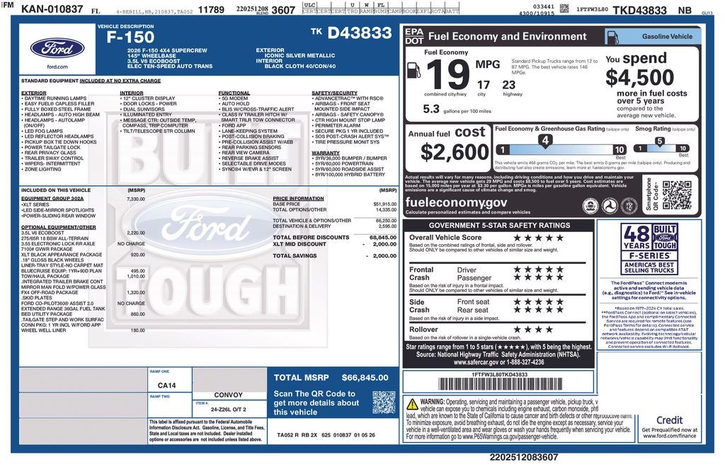 2026 Ford F-150 XLT 302A