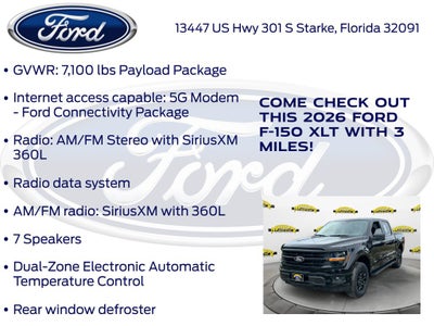 2026 Ford F-150 XLT 301A
