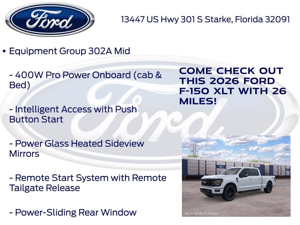 2026 Ford F-150 XLT 302A