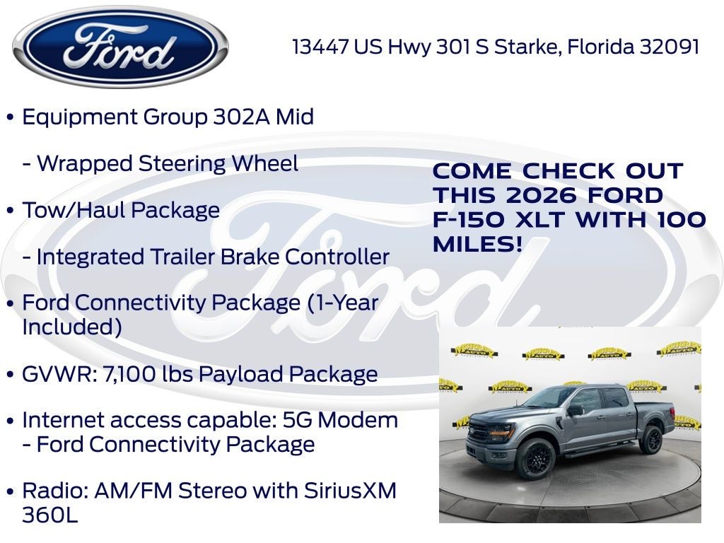 2026 Ford F-150 XLT 302A