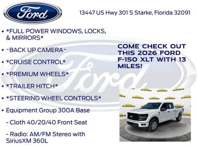 2026 Ford F-150 XLT 300A