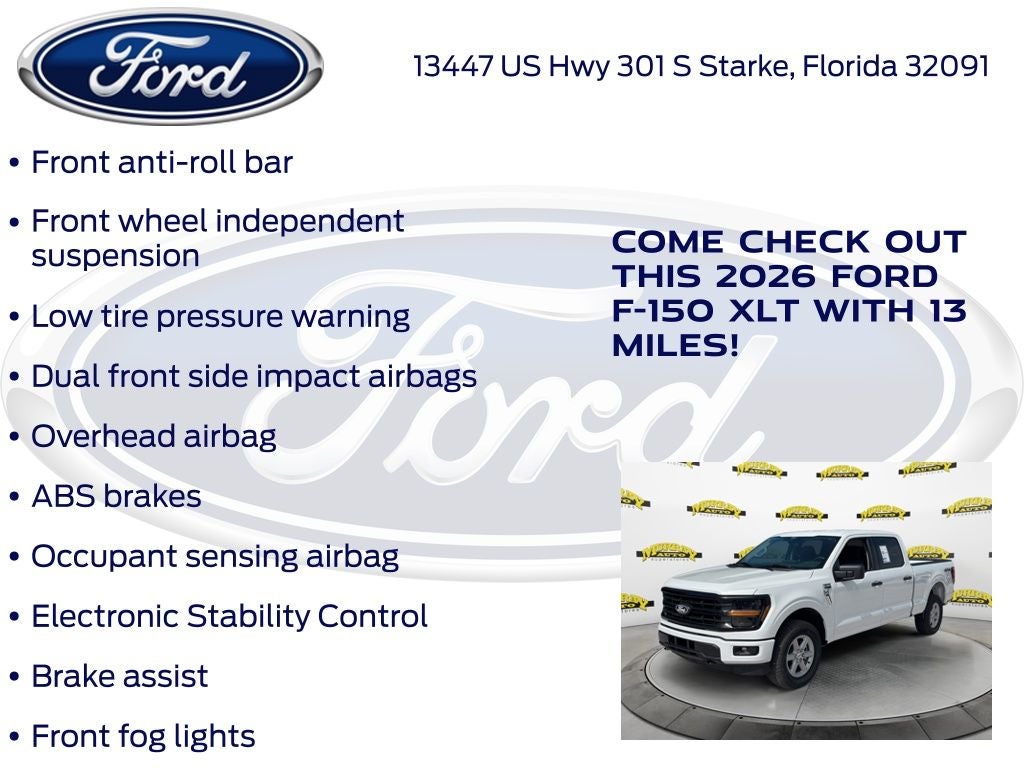 2026 Ford F-150 XLT 300A
