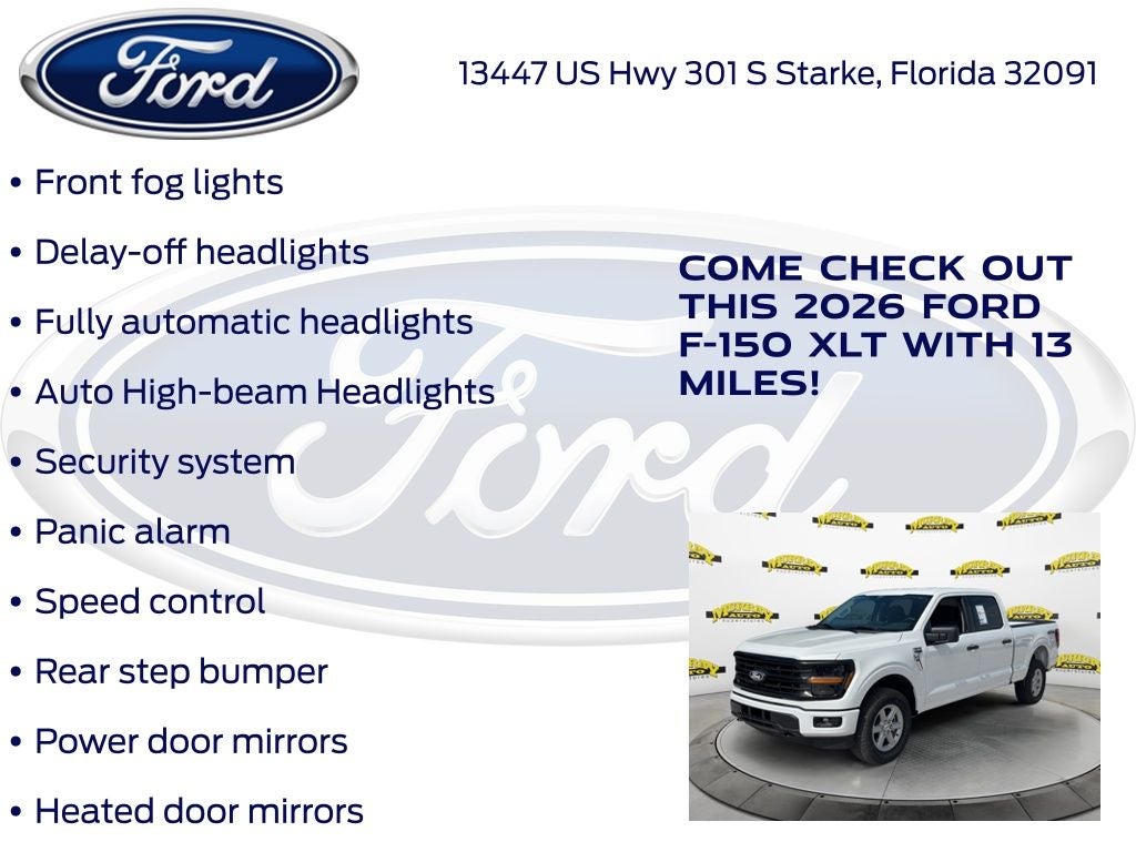 2026 Ford F-150 XLT 300A