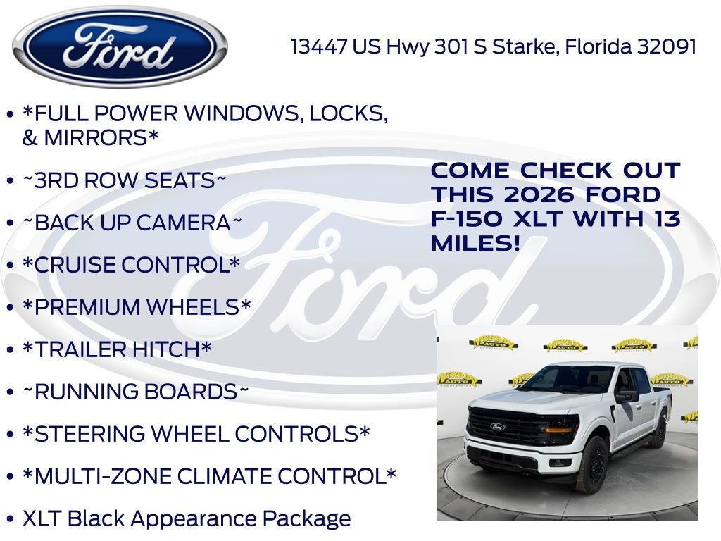 2026 Ford F-150 XLT 301A