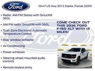 2026 Ford F-150 XLT 301A
