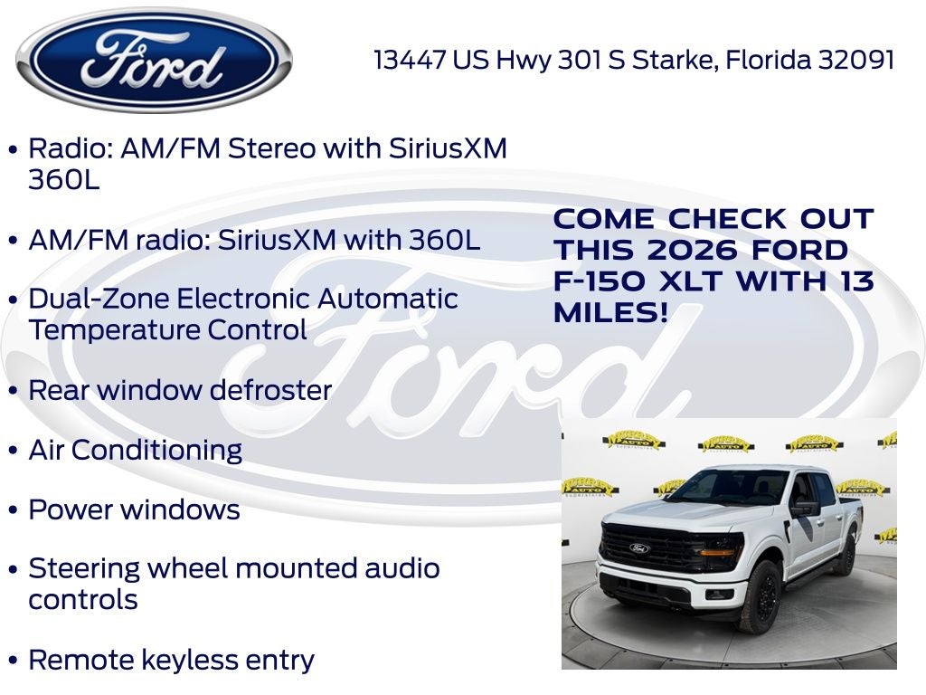 2026 Ford F-150 XLT 301A