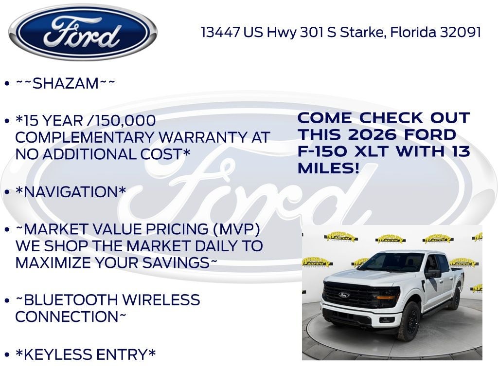 2026 Ford F-150 XLT 301A