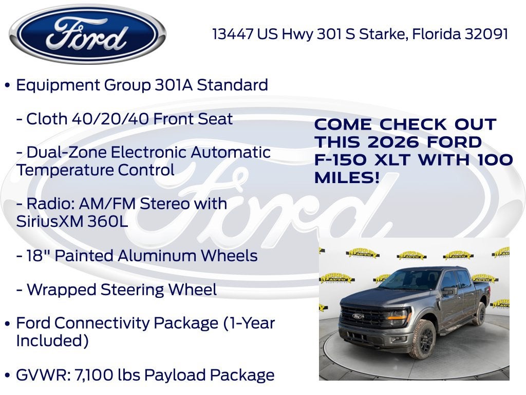 2026 Ford F-150 XLT 301A