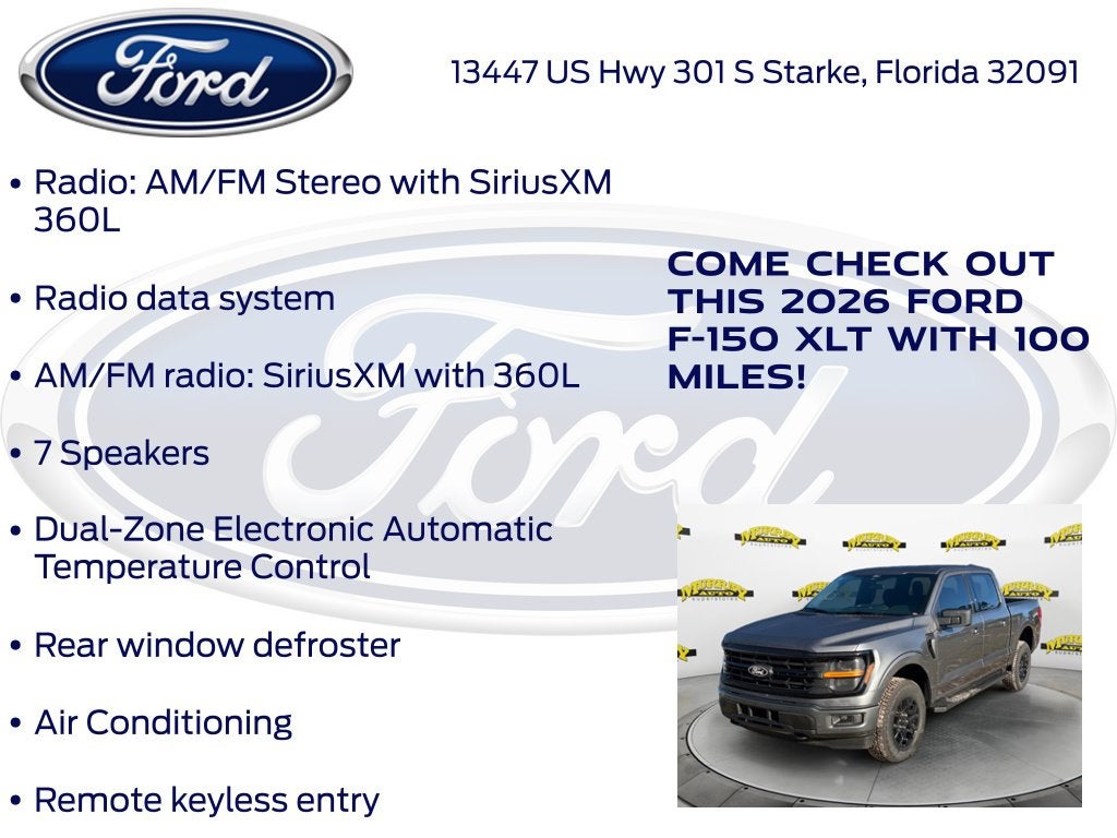2026 Ford F-150 XLT 301A