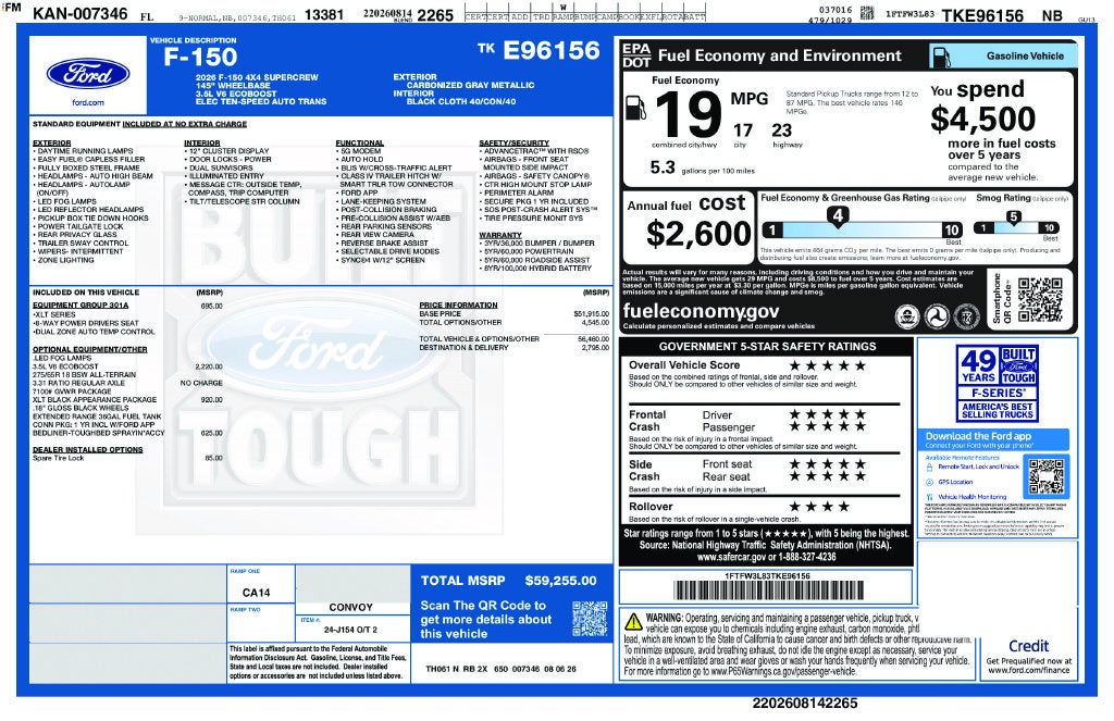 2026 Ford F-150 XLT 301A