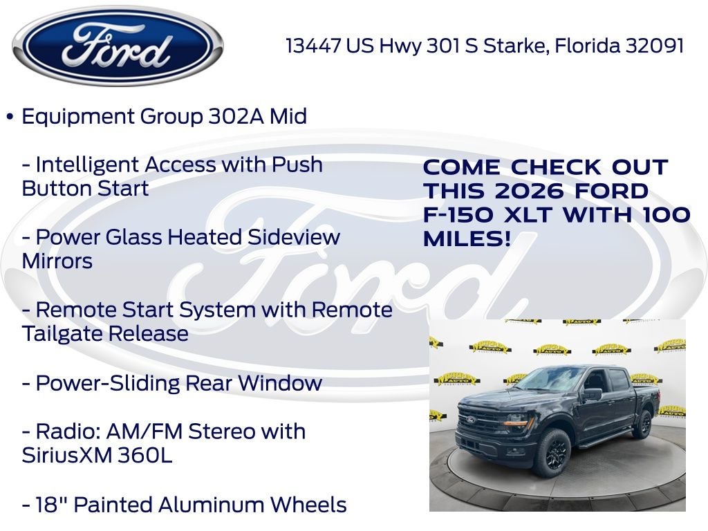 2026 Ford F-150 XLT 302A