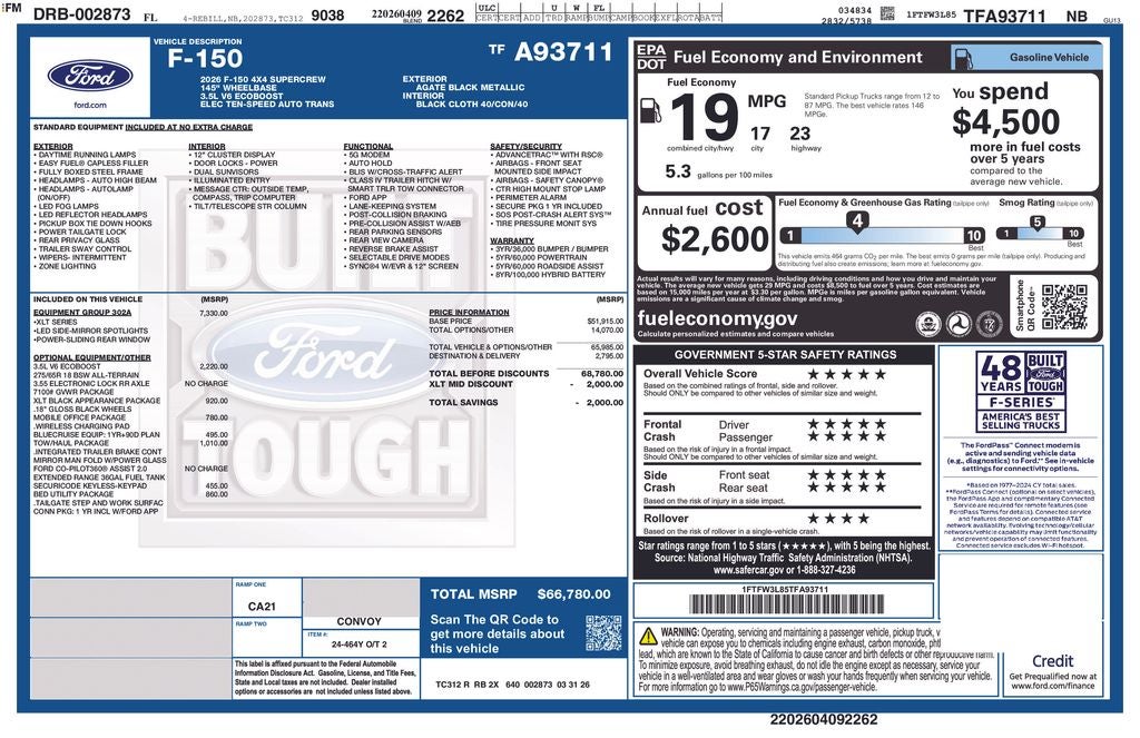 2026 Ford F-150 XLT 302A