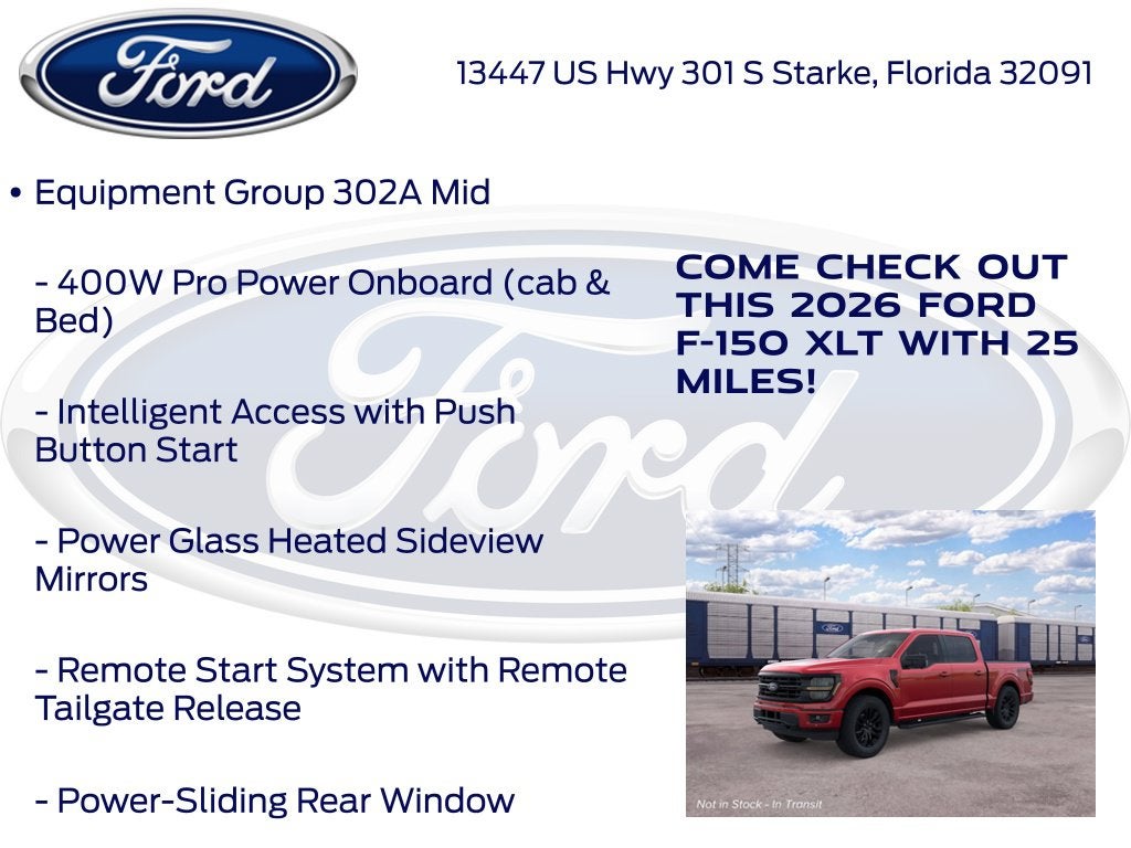 2026 Ford F-150 XLT 302A