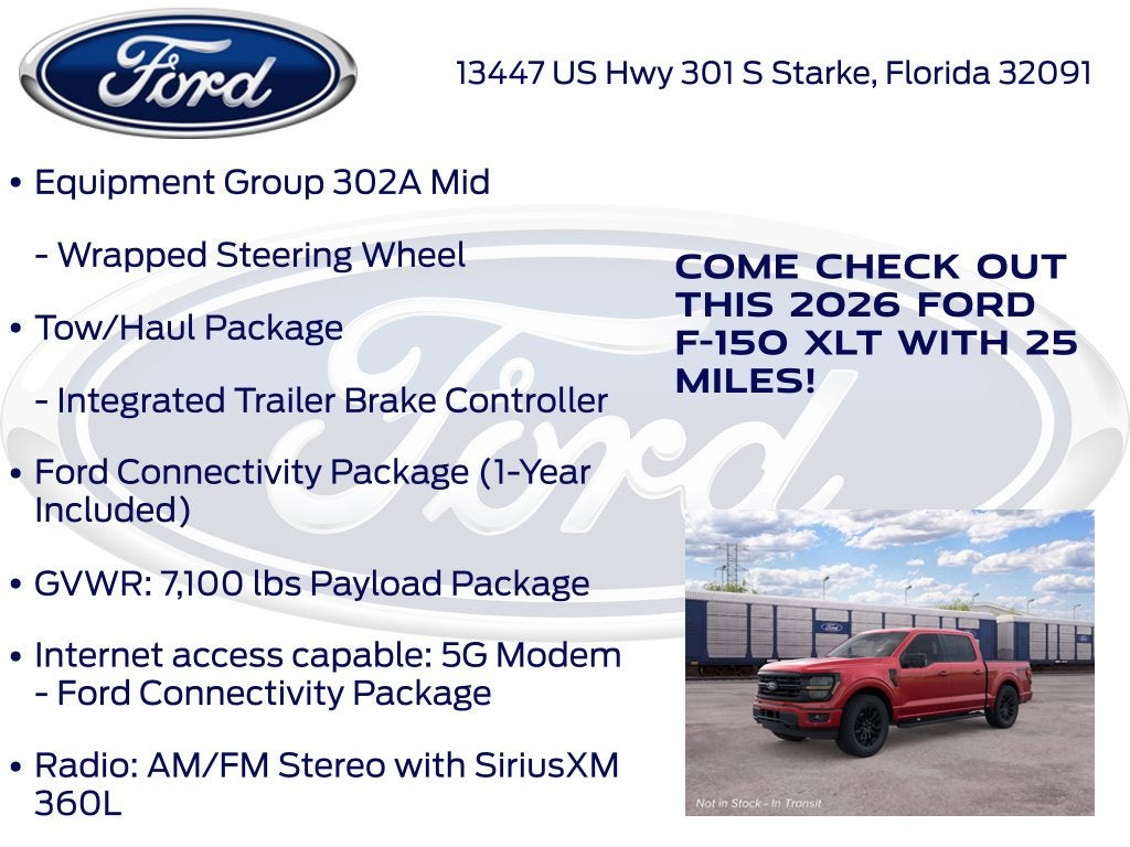2026 Ford F-150 XLT 302A