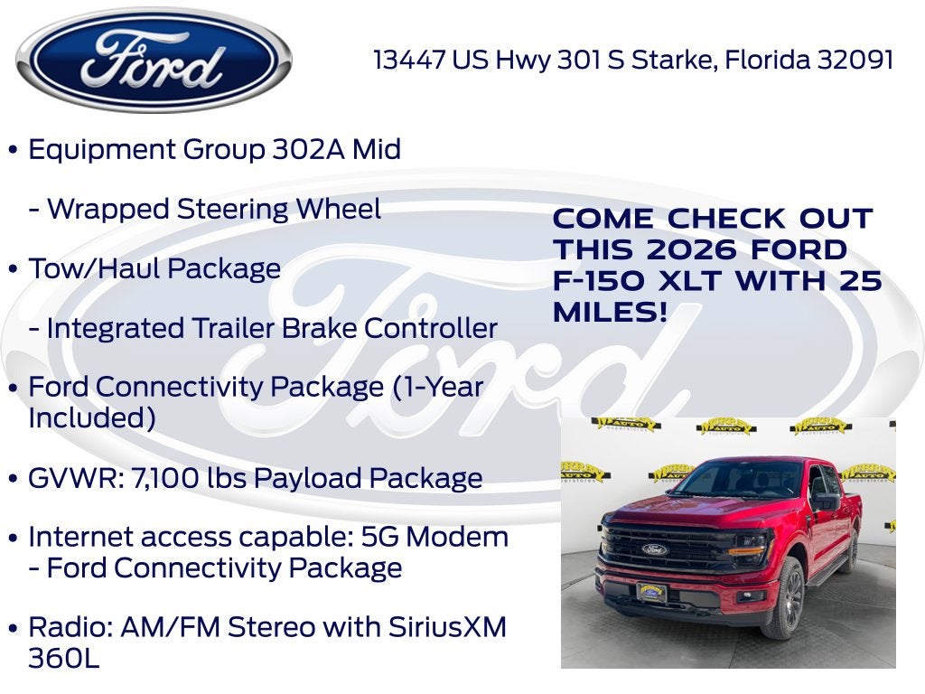 2026 Ford F-150 XLT 302A