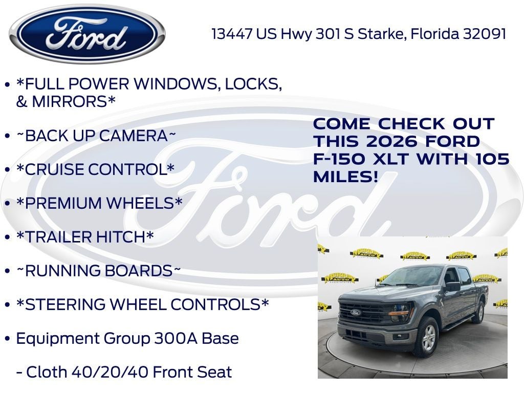2026 Ford F-150 XLT 300A