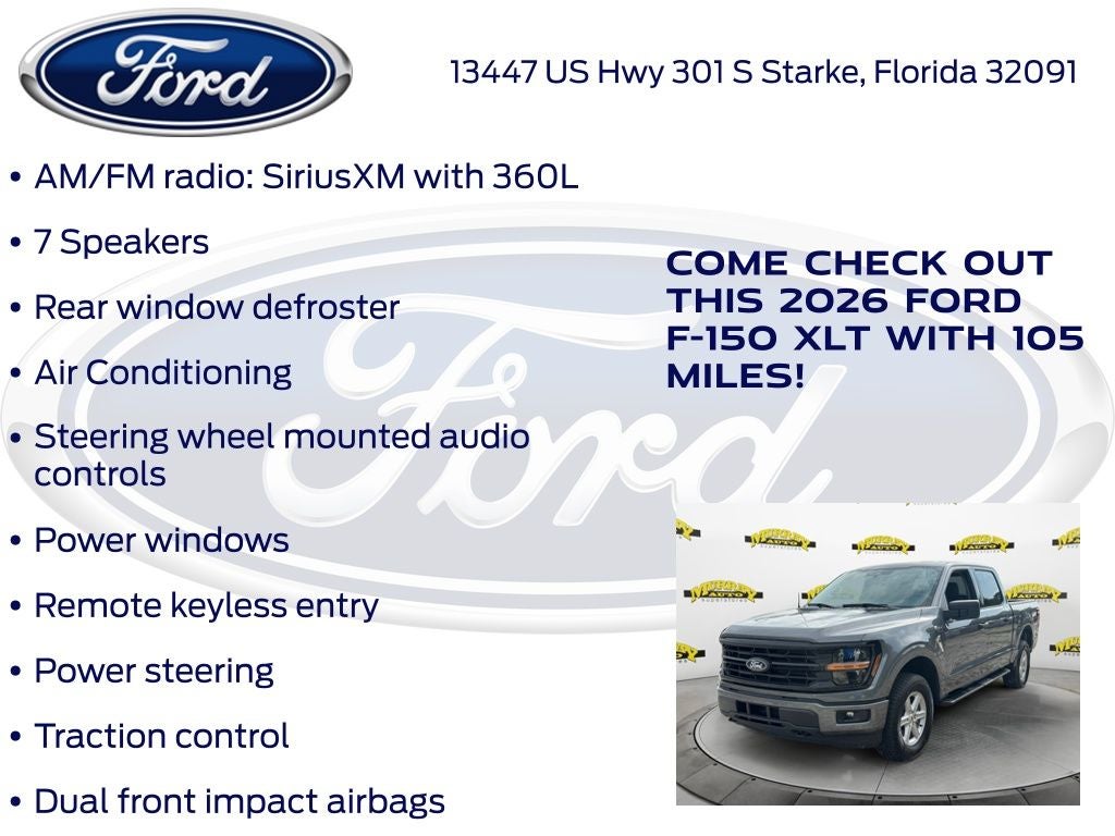 2026 Ford F-150 XLT 300A
