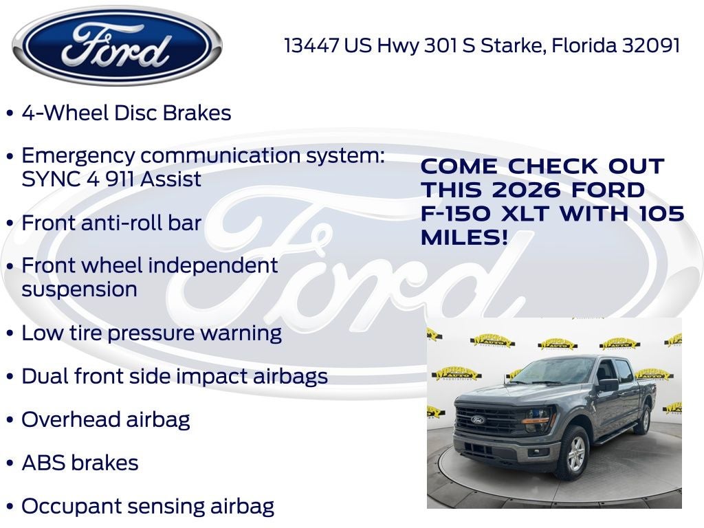 2026 Ford F-150 XLT 300A
