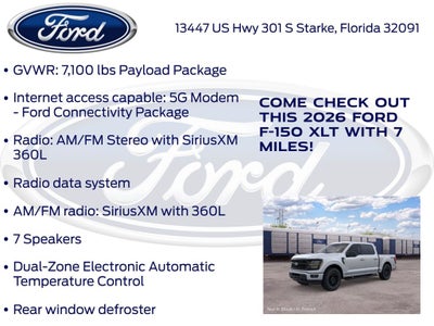 2026 Ford F-150 XLT 301A