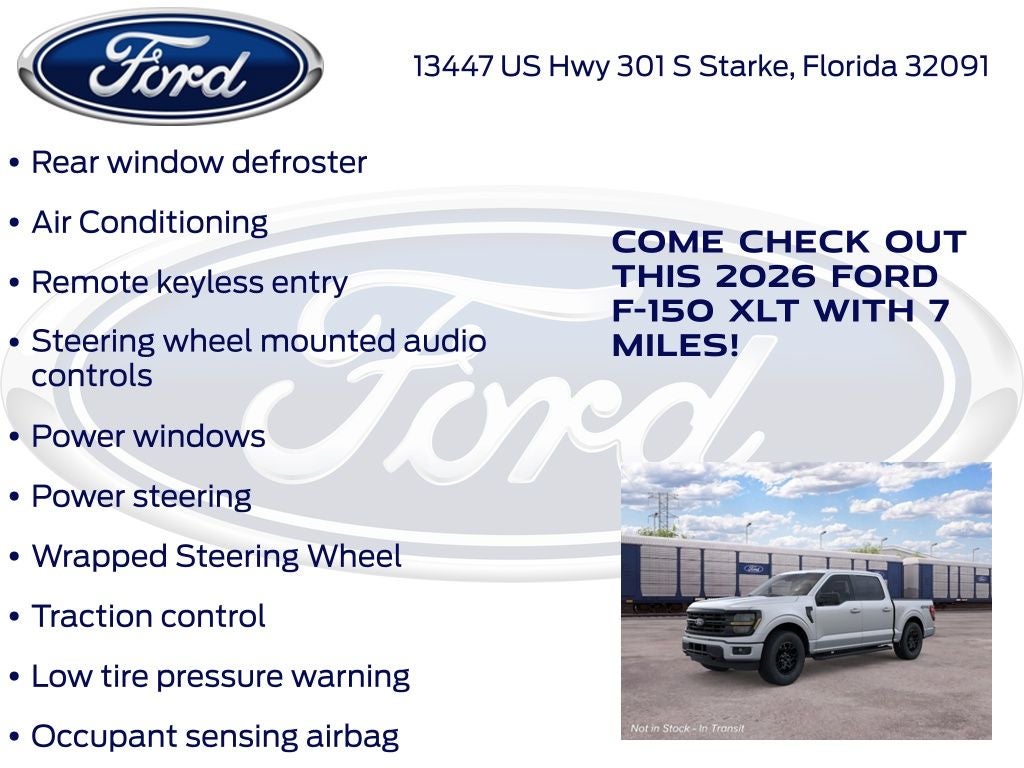 2026 Ford F-150 XLT 301A