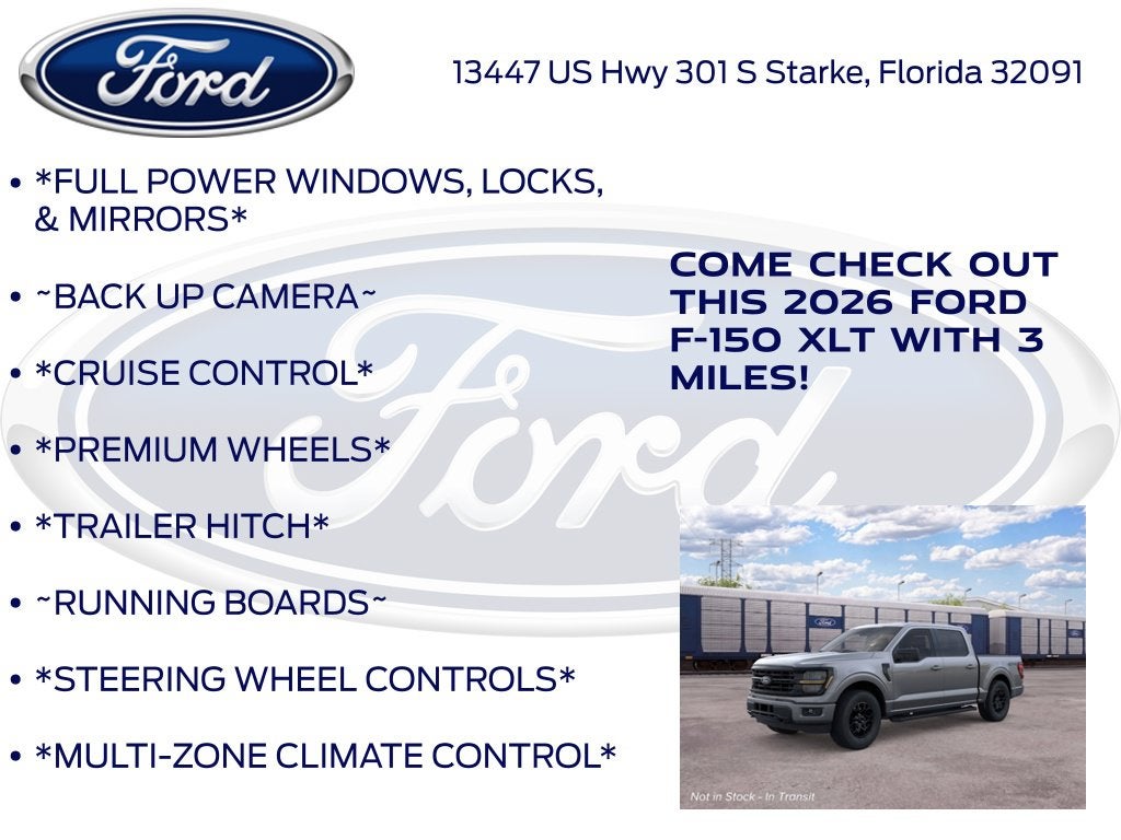 2026 Ford F-150 XLT InTransit