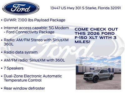 2026 Ford F-150 XLT 301A