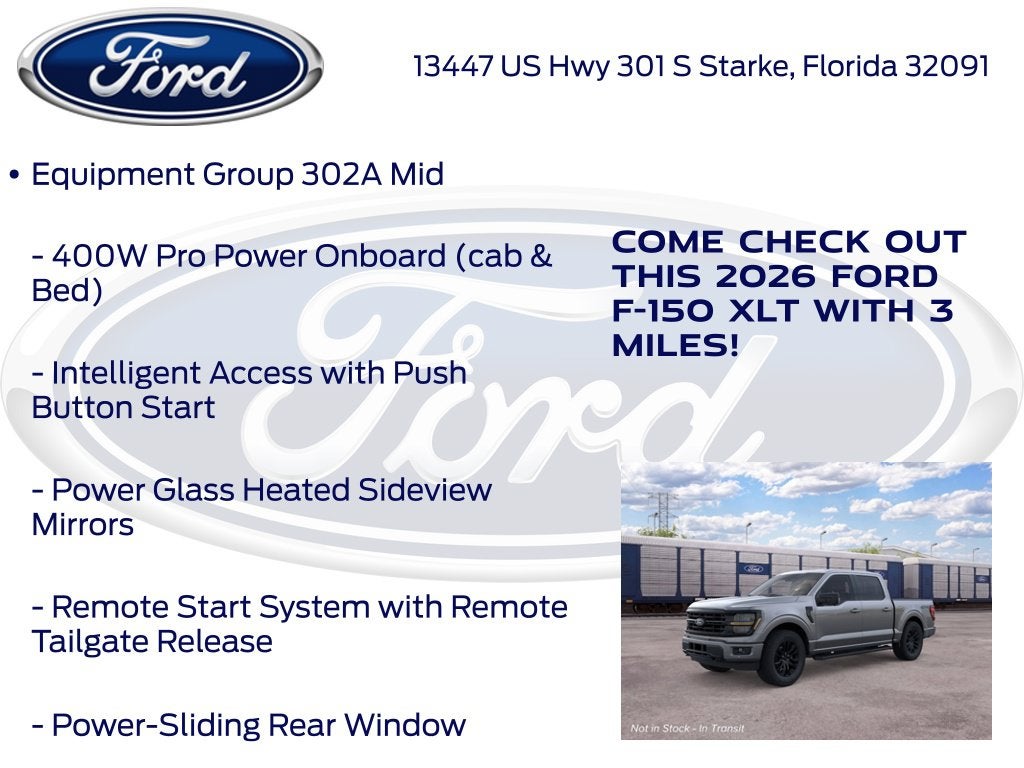 2026 Ford F-150 XLT 302A