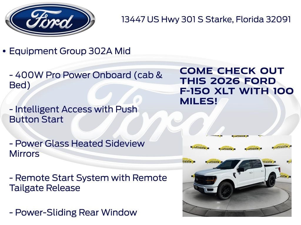 2026 Ford F-150 XLT 302A