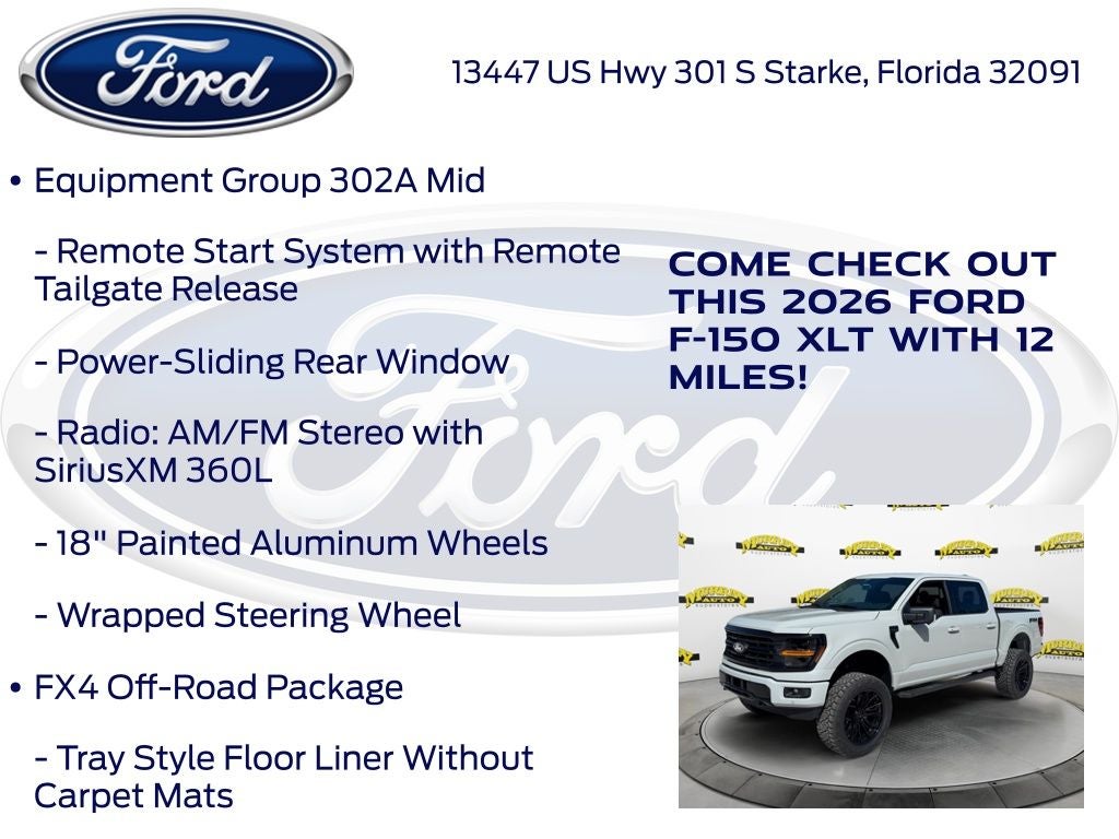 2026 Ford F-150 XLT 302A